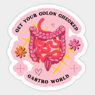 GI RN | Colon Cancer Awareness | Endoscopy Nurse Sticker